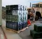Peli ISP2 Rotomoulded Cases stacked on a Europallet
