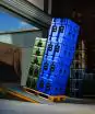 Peli ISP2 Rotomoulded Cases stacked on a Europallet on a slope