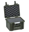 Black Explorer 2214 Waterproof Case - Olive with Foam