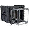 SKB 3RR-11U24-25B - 24 Inch Deep Removable Shock Rack Case - 11U